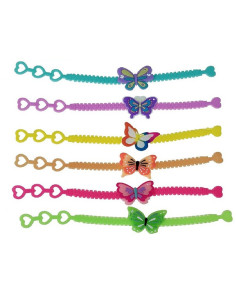 BRANSOLETKA GUMOWA "MOTYL"