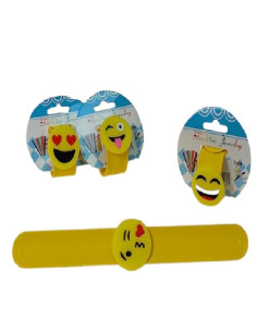 BRANSOLETKA SAMOZACISKOWA "EMOTKI"