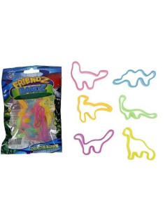BRANSOLETKI "FRIENDZ BANDZ - DINO"- 6 szt.
