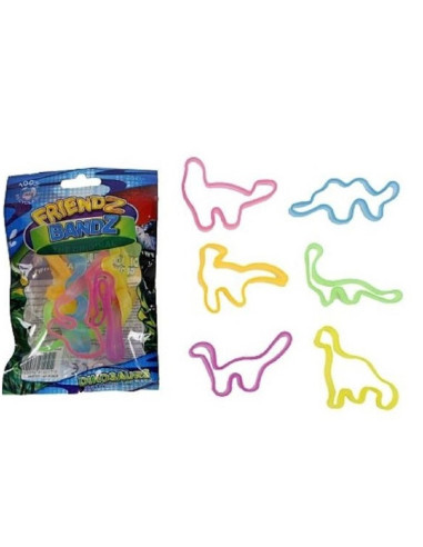 BRANSOLETKI "FRIENDZ BANDZ - DINO"- 6 szt.