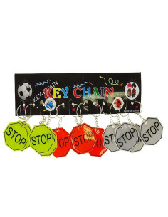 BRELOK ODBLASKOWY "STOP - 2"