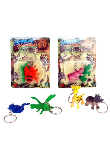 BRELOKI "ZWIERZĄTKA - MIX"- 2 szt.