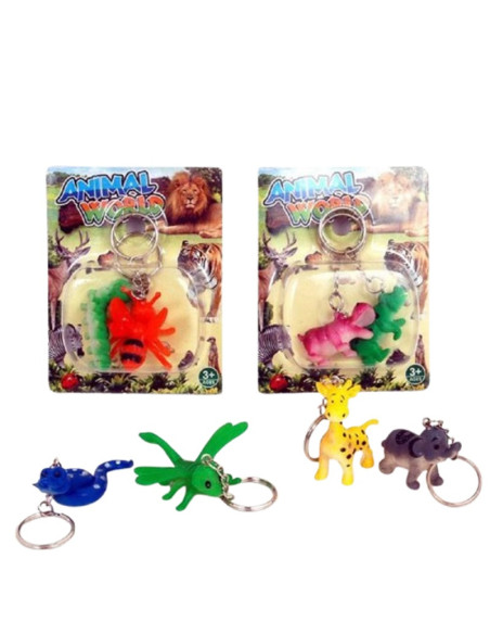 BRELOKI "ZWIERZĄTKA - MIX"- 2 szt.