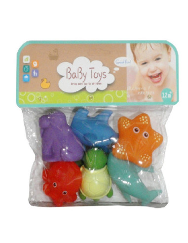 ZWIERZĄTKA "BATH -3" - 6 szt.