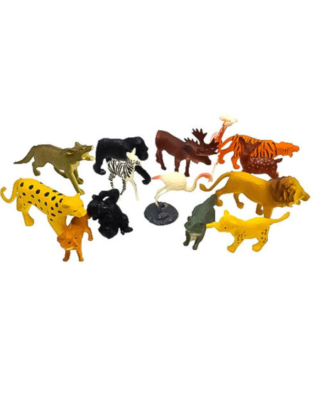 ZWIERZĄTKA  DZIKIE "SERIA  - 1" - 14 szt.