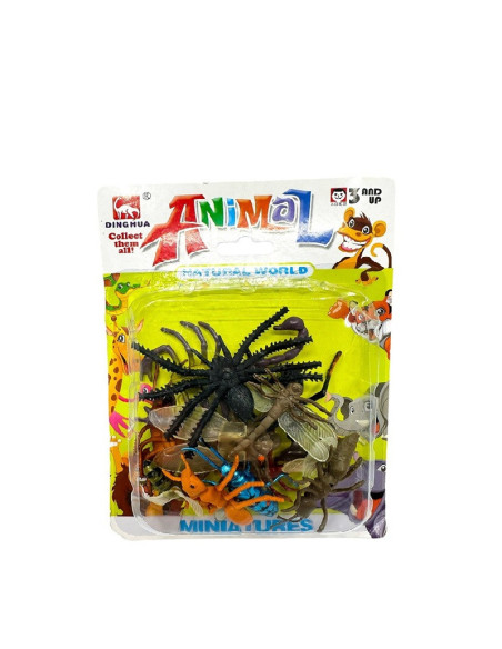 MINI ZWIERZĄTKA "INSEKTY - BOX" - 12 szt.