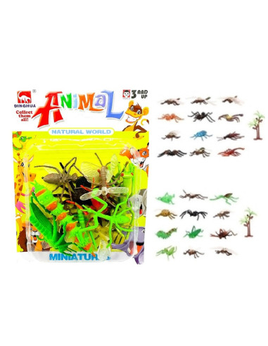 MINI ZWIERZĄTKA "INSEKTY - BOX" - 12 szt.