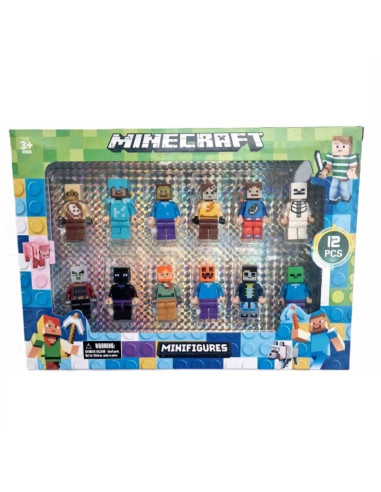FIGURKI (MINECRAFT HEROES) - 12 szt.