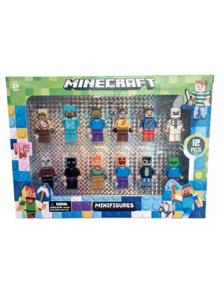 FIGURKI (MINECRAFT HEROES) - 12 szt.