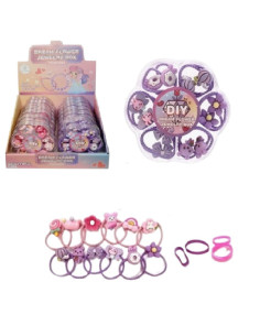 ZESTAW GUMEK DO WŁOSÓW "DREAM" - 12 szt.