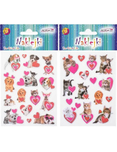 NAKLEJKI "UROCZE PSIAKI I KOCIAKI"