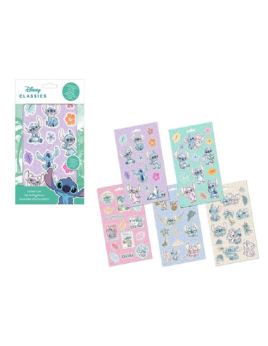 ZESTAW NAKLEJEK "STITCH  - MIX" - 100 szt.