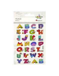 NAKLEJKI WYPUKŁE "ALFABET"