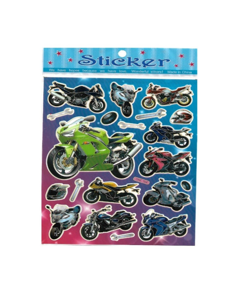 NAKLEJKI "MOTORY - 10"