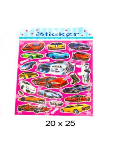 NAKLEJKI "AUTA SPORTOWE - 10"