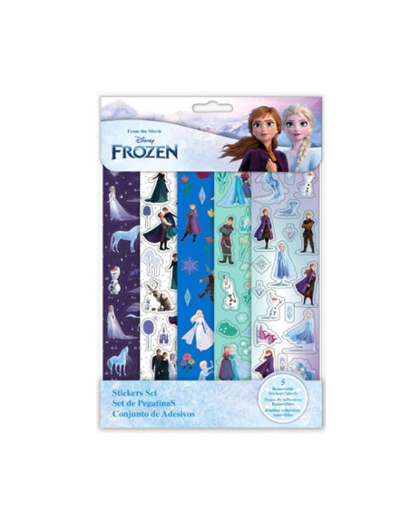 ZESTAW NAKLEJEK "KRAINA LODU - FROZEN"- 58 szt.