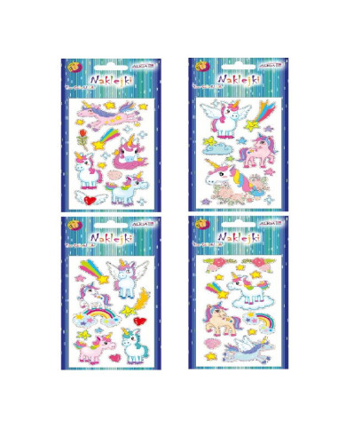 NAKLEJKI "JEDNOROŻEC" (A)