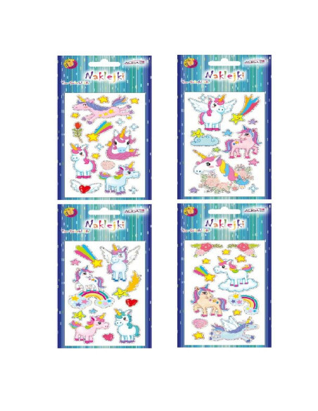 NAKLEJKI "JEDNOROŻEC" (A)