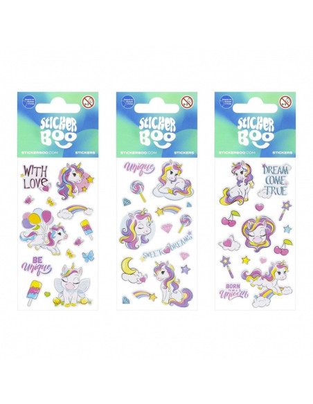 NAKLEJKI "JEDNOROŻEC - 3"