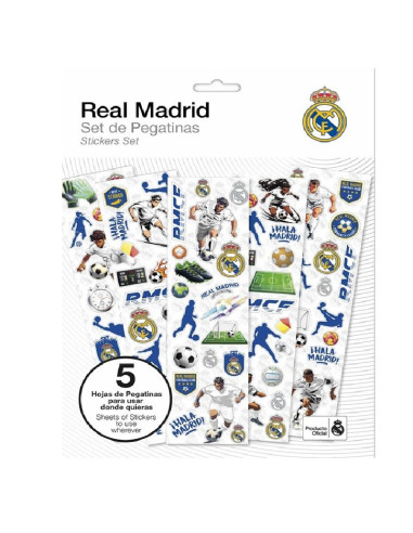 ZESTAW NAKLEJEK "REAL MADRYT" - 92 szt.