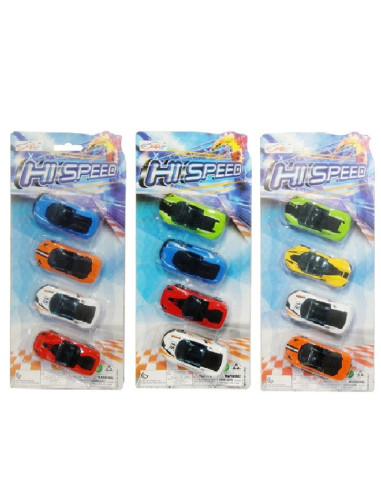 AUTKA METALOWE "HI SPEED -2" - 4 szt.