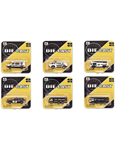 AUTKO METALOWE BLISTER "POLICJA"