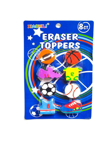 GUMKI SZKOLNE "SPORT" - 8 szt.