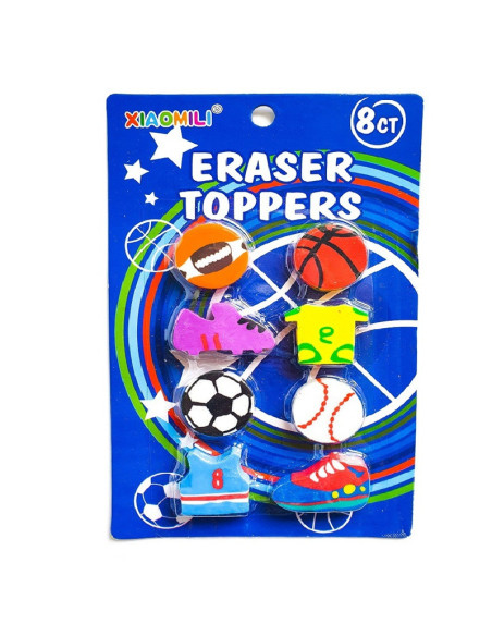 GUMKI SZKOLNE "SPORT" - 8 szt.