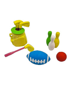 GUMKI SZKOLNE "GOLF" - 9 szt.
