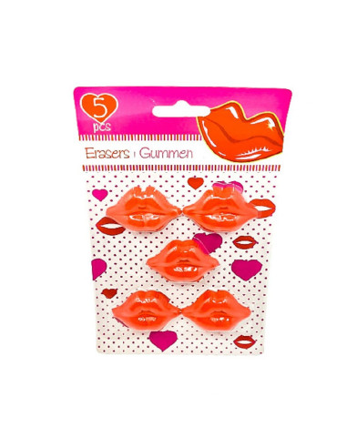 GUMKI SZKOLNE  "USTA" - 5 szt.