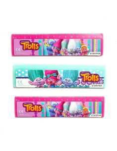 LINIJKA SZKOLNA "TROLLS"