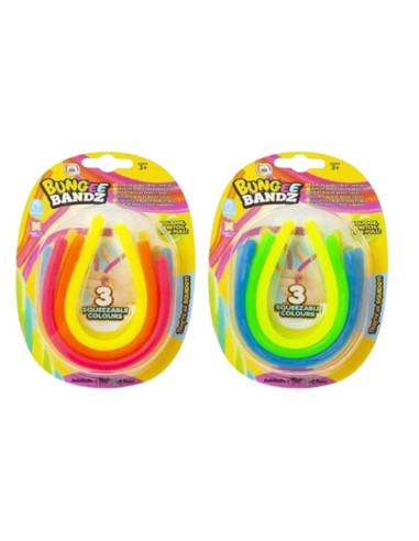 ZABAWKA SENSORYCZNE "BUNGE BANDZ - SZNURKI" - 3 szt.