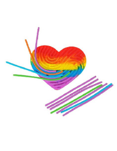 UKŁADANKA SENSORYCZNA "SERCE"