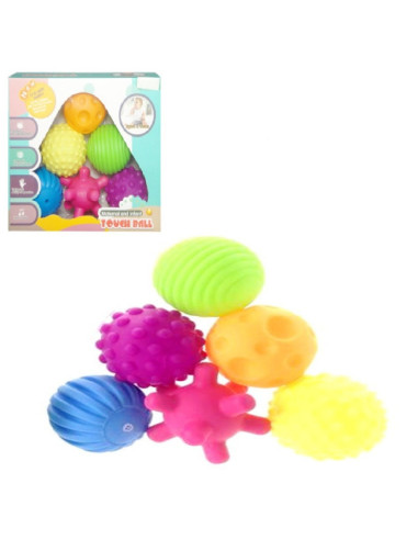 PIŁKI SENSORYCZNE (SERIA - 34) - 6 szt.