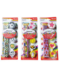 PRZYBORY SZKOLNE "MIX"- 12 szt.