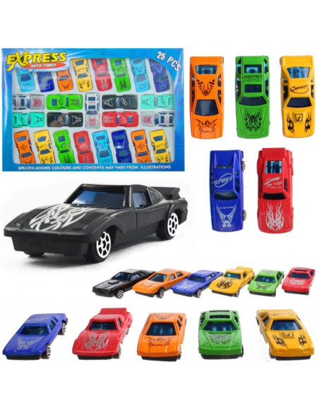 ZESTAW AUTEK METALOWYCH  - 25 szt.