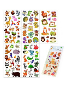 NAKLEJKI  "ZWIERZĄTKA - MIX" (SERIA 8)