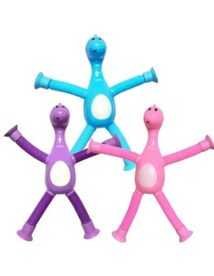 FAJNY DINOZAUR Z PRZYSSAWKAMI