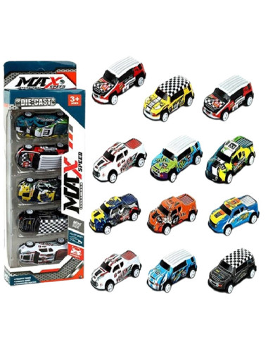 AUTKA METALOWE "MAX SPEED"- 5 szt.