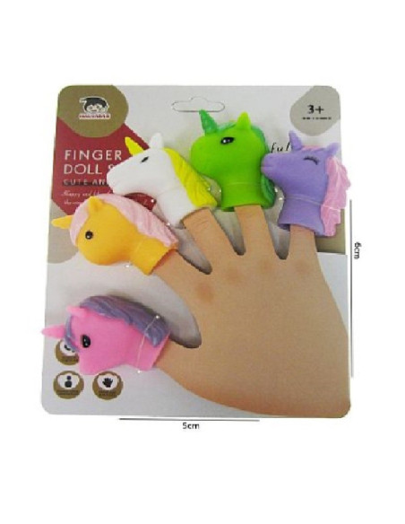 PACYNKA "JEDNOROŻEC NA PALCE" - 5 szt.