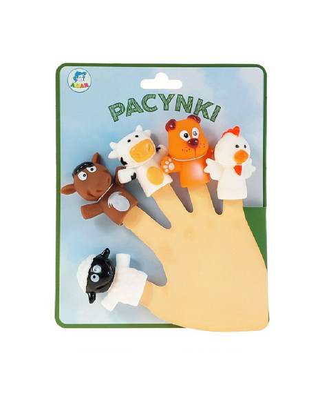 PACYNKA "ZWIERZĄTKA - FARMA" - 5 szt.