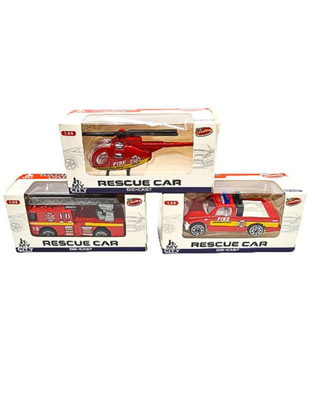 AUTKO METALOWE "RESCUE CAR - 1"