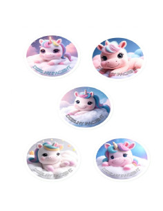 NAKLEJKI DZIELNY PACJENT  "SERIA - 12" - 100 szt.