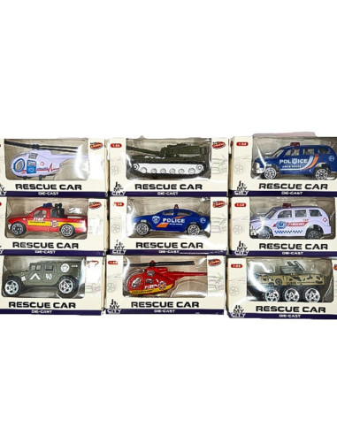 AUTKO METALOWE "RESCUE CAR - 1"