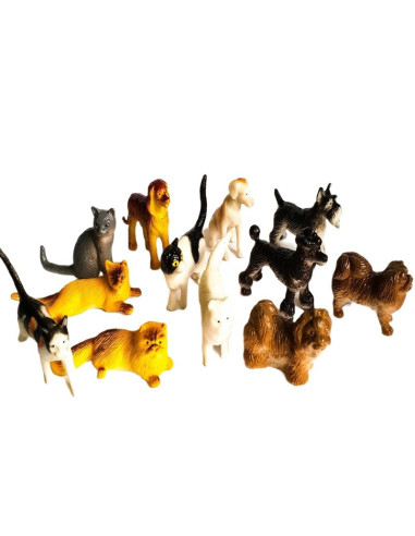 MINI "PIESKI I KOTKI" - 12 szt.