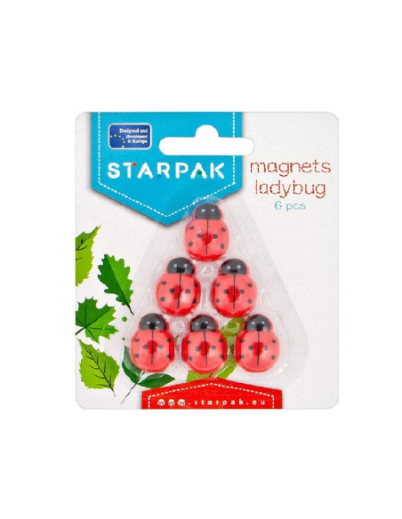 MAGNESY "BIEDRONKA" - 6 szt.