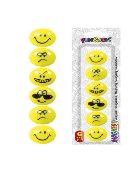 MAGNESY "EMOTKI - 6" - 6 szt.