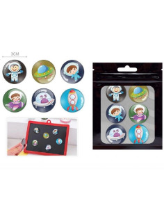 MAGNESY "KOSMOS" - 6 szt.