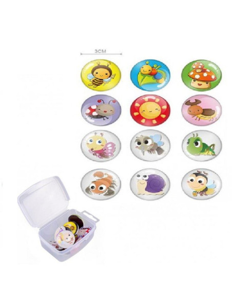 MAGNESY "OWADY" - 12 szt.