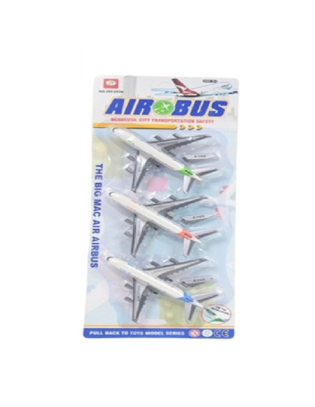 SAMOLOTY "AIRBUS" - 3 szt.